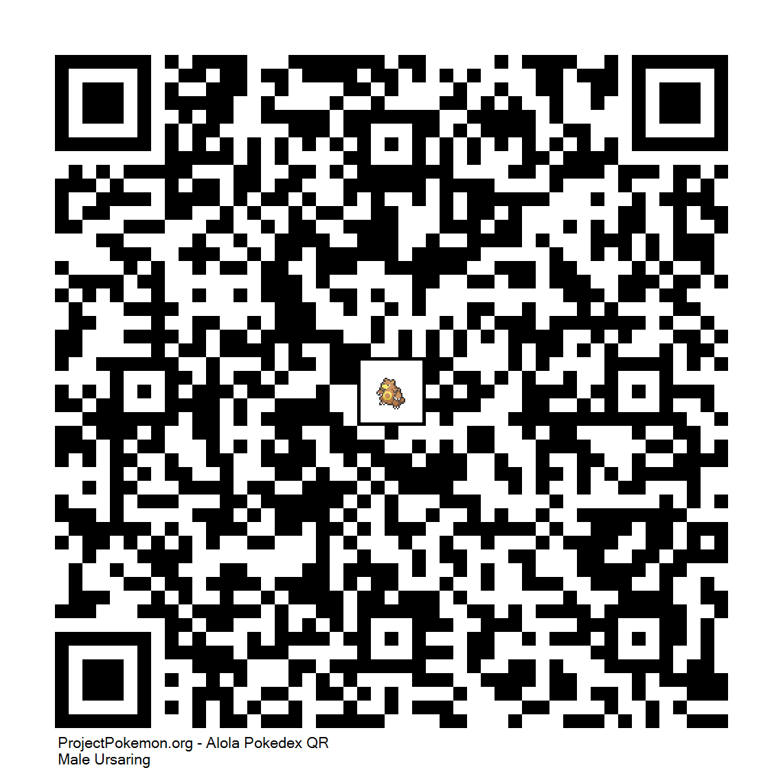 Cdigo QR de Ursaring
